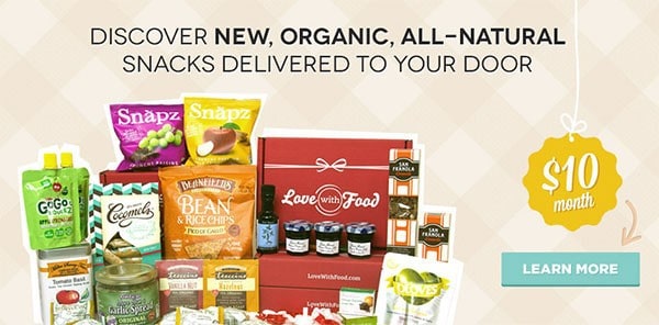 Love with Food Monthly Subscription Snack Box