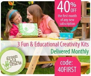 40% Off Green Kid Crafts