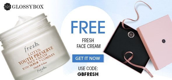 March 2014 GLOSSYBOX Free Gift Fresh Face Cream