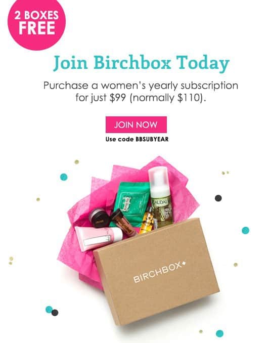 Birchbox Sale 2 Boxes Free