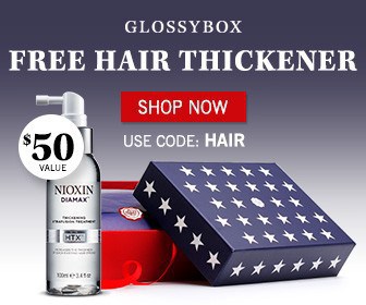 June 2014 GLOSSYBOX Free Gift with Purchase - Nioxin Diamax