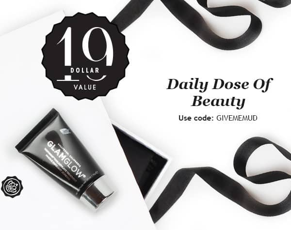 GLOSSYBOX Daily Dose of Beauty Free Gift - GLAMGLOW's YOUTHMUD TINGLEXFOLIATE TREATMENT