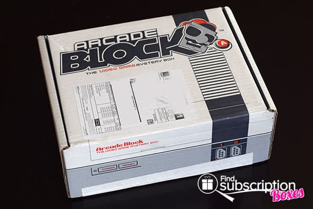 October 2014 Arcade Block Box Review - Outer Box