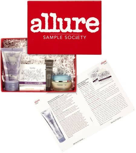September 2014 Beauty Bar Allure Sample Society Box