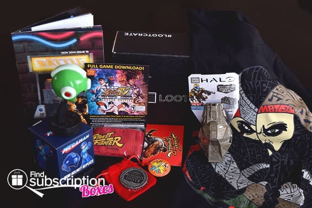 November 2014 Loot Crate Box Review - Box Contents