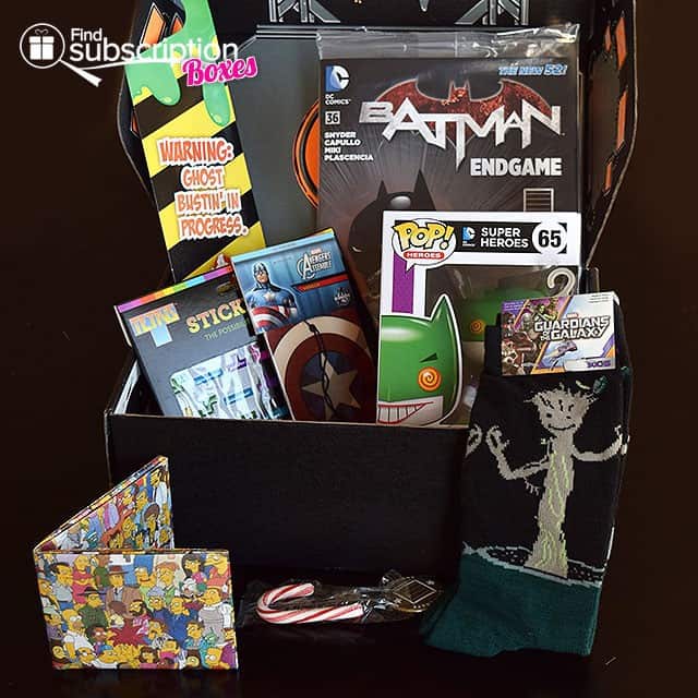 Loot Crate December 2014 Box Review - Box Contents