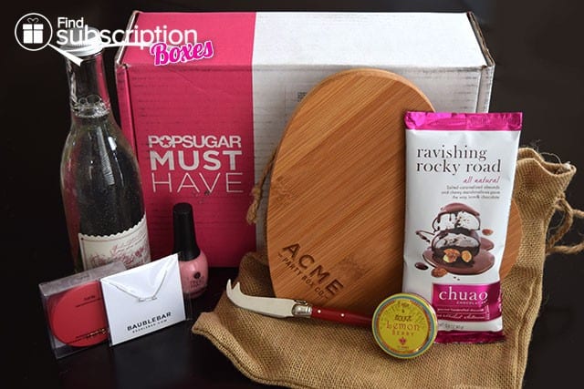 POPSUGAR Must Have February 2015 Box Review - Box Contents