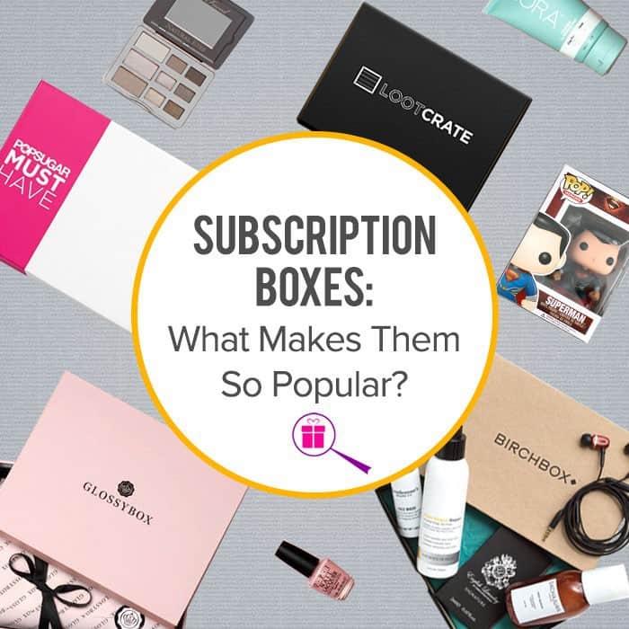 Popular subscription boxes