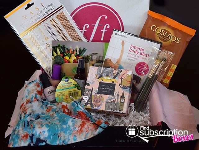 FabFitFun Spring 2015 VIP Box Review - Box Contents