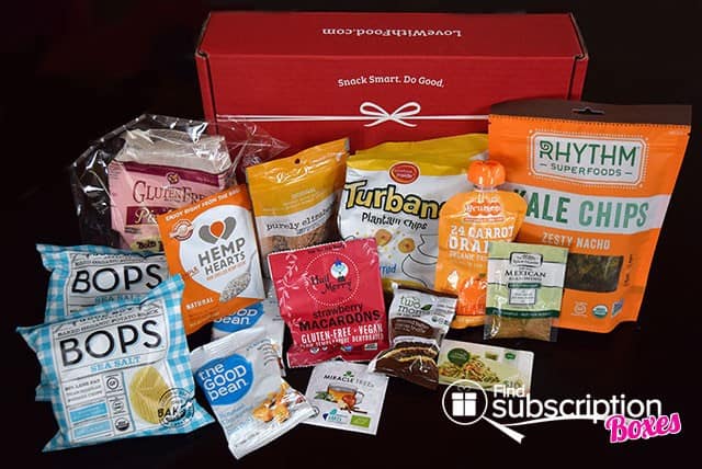 Love With Food March 2015 Gluten-Free Box Review - Box Contents