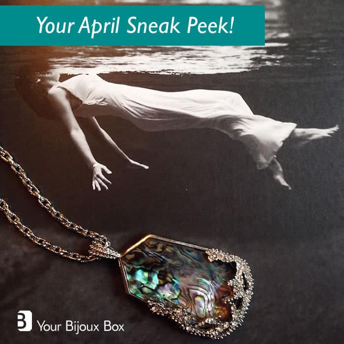 Your Bijoux Box April 2015 Box Spoiler - Aria Abalone Pendant