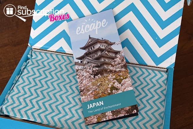 Escape Monthly April 2015 Japan Box Review - Product Flyer