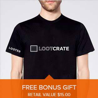 Free Loot Crate T-Shirt 12 Month Subscriptions