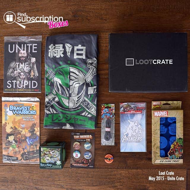 Loot Crate May 2015 Box Review – Unite Crate + Coupon