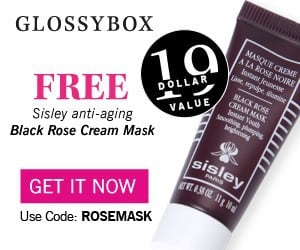 GLOSSYBOX Free Sisley Anti-Aging Black Rose Cream Mask
