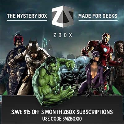 $15 Off ZBOX 3 Month Subscriptions