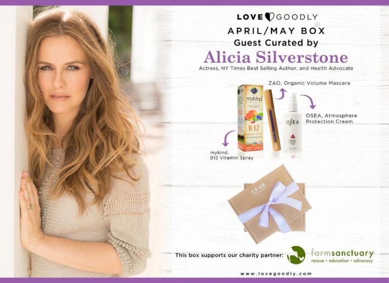 April/May 2016 LOVE GOODLY Earth Day Box Spoilers - Alicia Silverstone