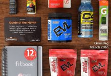 March 2016 GymBag Review - Box Contents