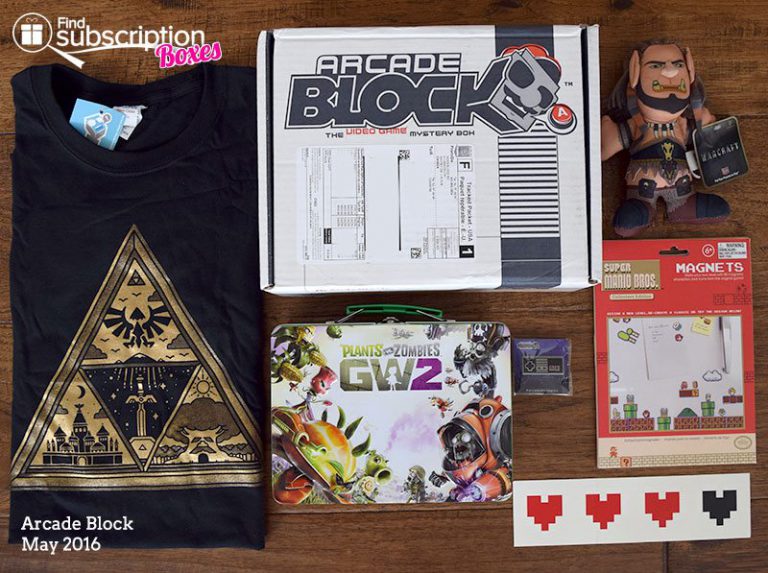 May 2016 Arcade Block Review - Box Contents