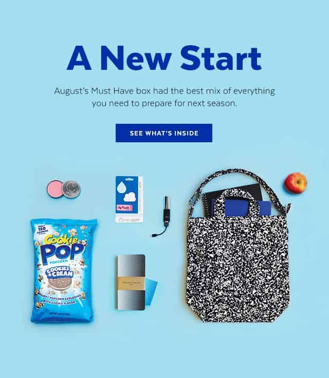 August 2016 POPSUGAR Must Have Box Reveal