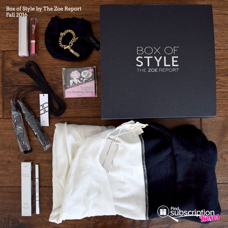 Rachel Zoe Fall 2016 Box Of Style Review Coupon Find Subscription Boxes