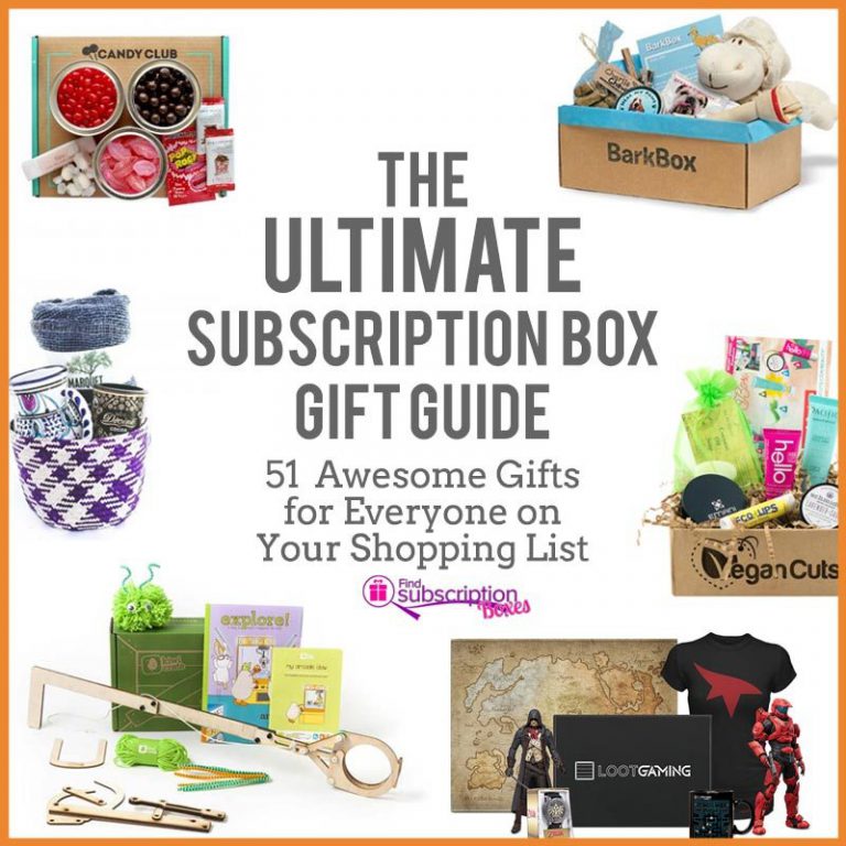 The Ultimate Subscription Box Gift Guide Find Subscription Boxes