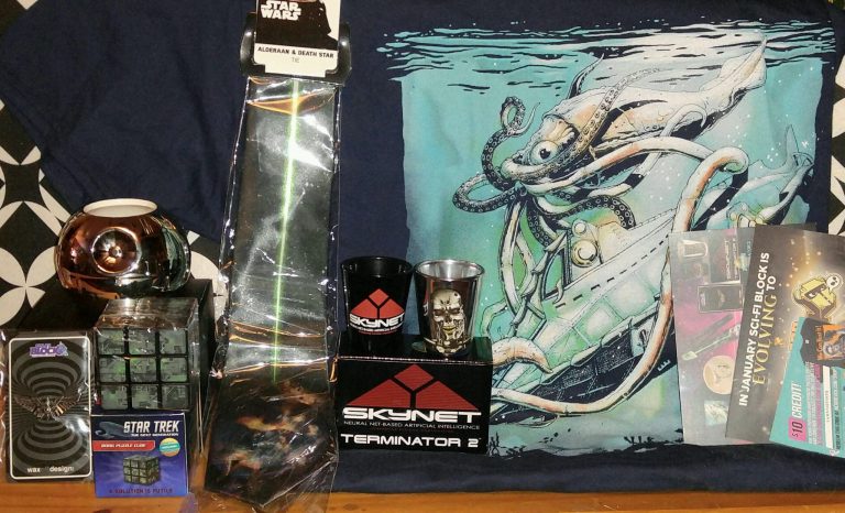 December 2016 Sci-Fi Block Review - Box Contents