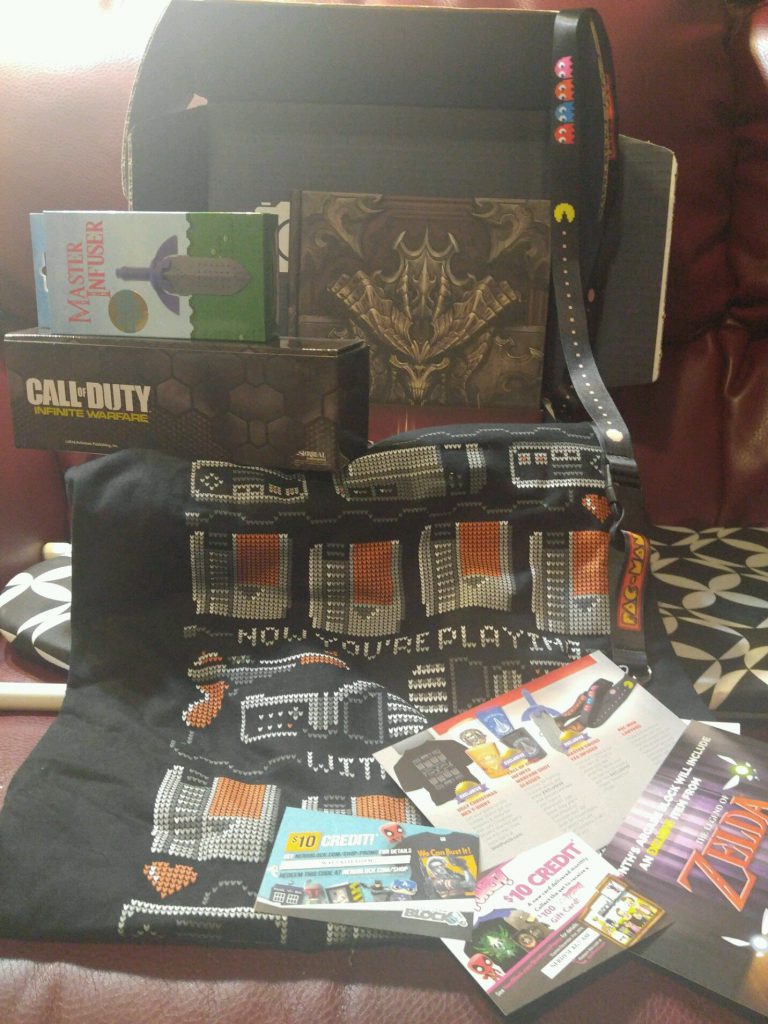 December 2016 Arcade Block Review - Box Contents