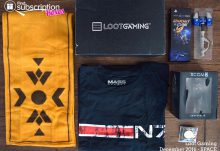 December 2016 Loot Gaming Review - Space Crate - Box Contents