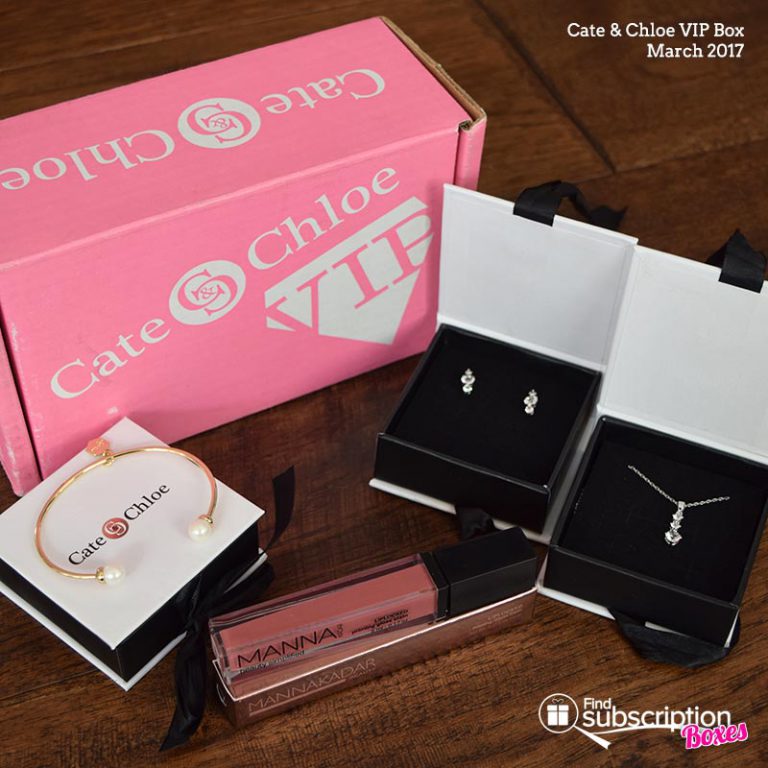 Cate & Chloe VIP Box March 2017 Review - Box Contents
