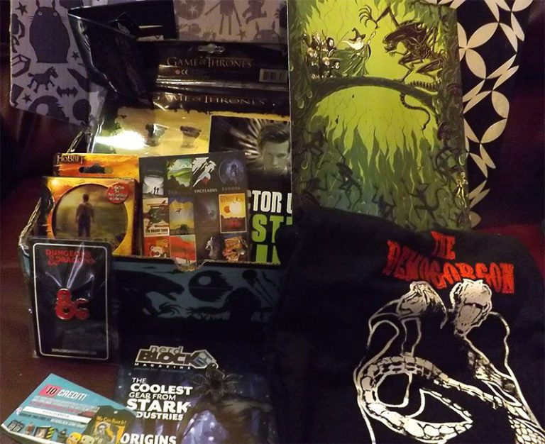 January 2017 Sci-Fi Block Review - Box Contents
