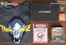March 2017 Loot Crate Review - Primal Crate - Box Contents