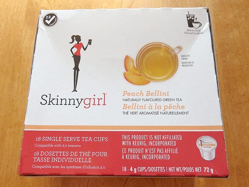 April 2017 Degustabox Review - Skinnygirl Peach Bellini K-Cups