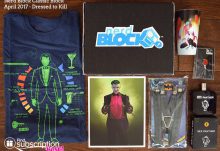 April 2017 Nerd Block Classic Review - Dressed to Kill - Box Contents