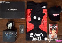 Inside the May 2017 Loot Anime Review - Unnatural Crate - Box Contents