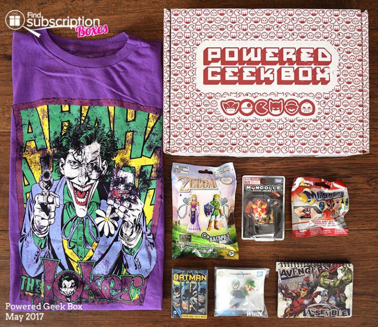 May 2017 Powered Geek Box Review - Box Contents