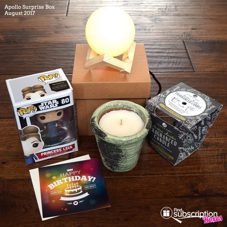 August 2017 Apollo Surprise Box Review - Box Contents