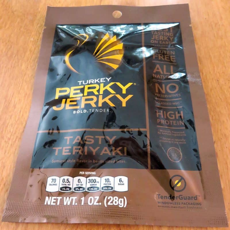 August 2017 Degustabox Review - Turkey Perky Jerky - Tasty Teriyaki