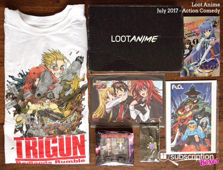 My First Anime Subscription Box  Lootaku Review  Blogging and Living