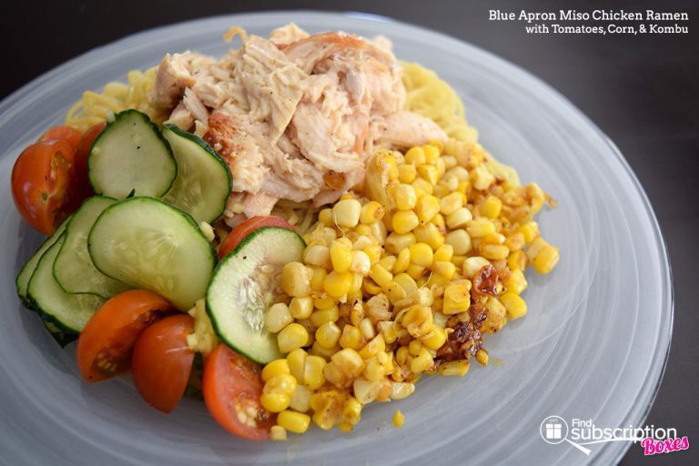 August 2017 Blue Apron Review - Miso Chicken