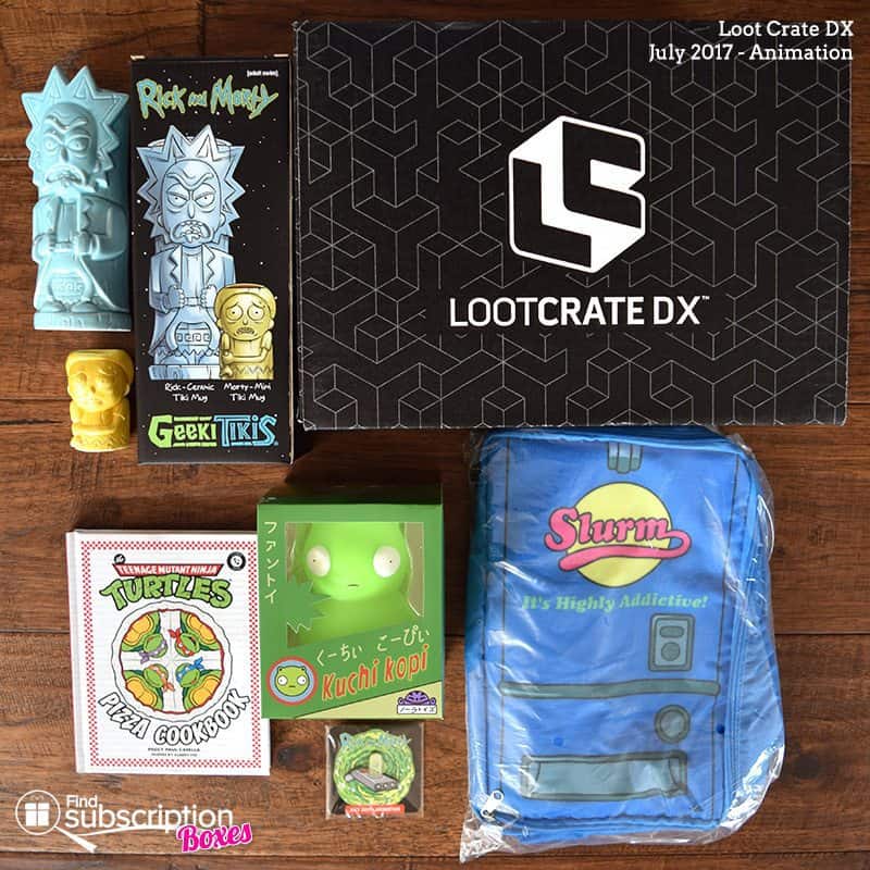 July 2017 Loot Crate DX Review – ANIMATION + Coupon