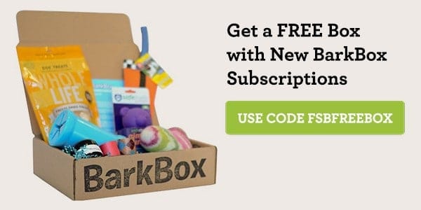 Get 1 FREE BarkBox with New 3, 6, and 12 Month Barkbox Subscriptions