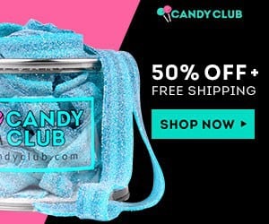 Candy Club Coupon = Save 50% Off Your 1st Candy Club Box + FREE Shipping -
