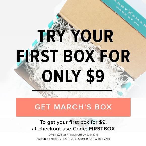 Darby Smart Coupon First Box $9