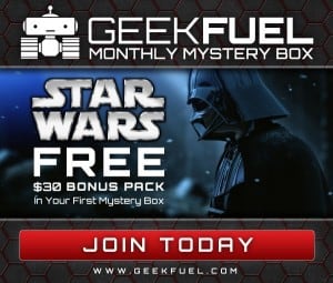 Free Star Wars Gift Pack with New Geek Fuel Subscriptions