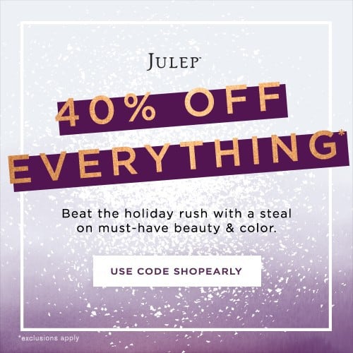 Save 40% Off Everything at Julep