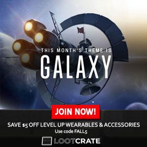 Loot Crate Black Friday Level Up - Save $5 Off Loot Crate Level Up Accessories and Wearables Crates