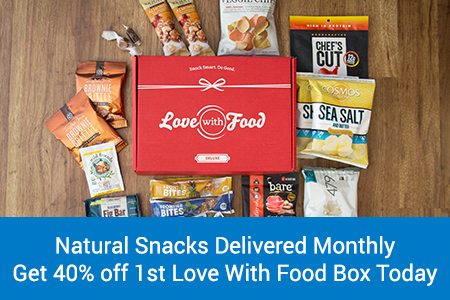 Love With Food Deluxe Box Coupon: Save 40% Off Your 1st Box