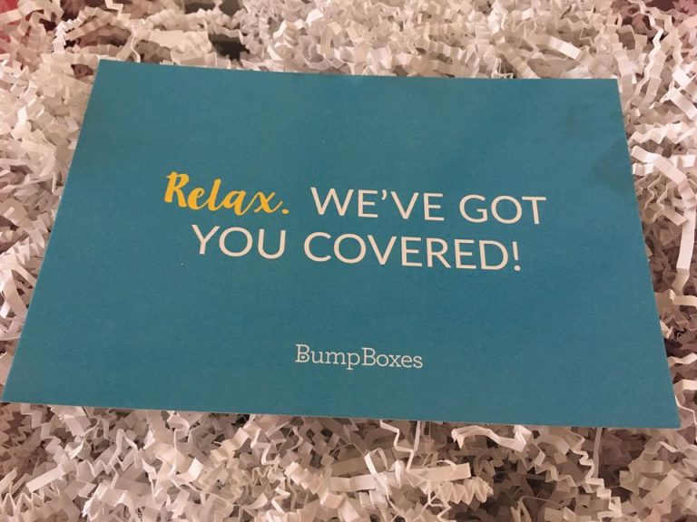 Bump Boxes Subscription Box Review - August 2019