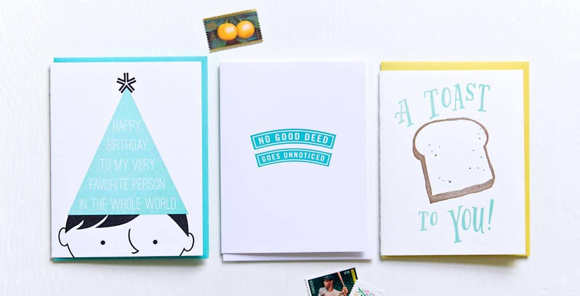 noted nicely subscription letterpress stationery